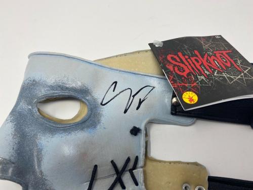 Corey Taylor Signed Autographed Slipknot Mask Wanyk Proof Beckett Witness COA