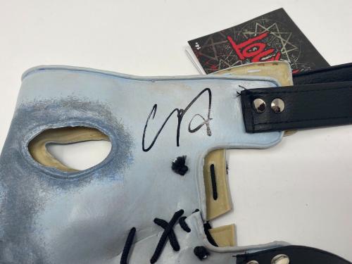 Corey Taylor Signed Autographed Slipknot Mask Wanyk Proof Beckett Witness COA