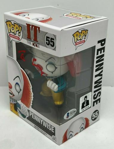 Tim Curry Signed Pennywise Funko Pop #55 BAS T01508