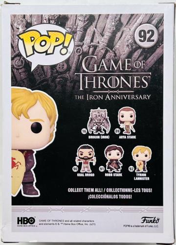 Peter Dinklage Signed Game of Thrones "Tyrion" Funko Pop #92 BAS Beckett Witness