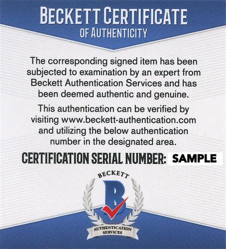 Bryan Cranston Signed 8x10 Photo Breaking Bad BBQ Beckett BAS COA