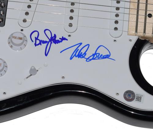 Mike Love Bruce Johnston Signed Autograph Electric Guitar Beach Boys Beckett COA