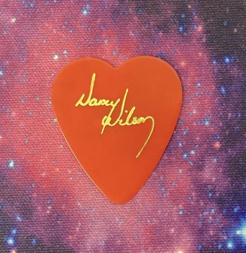 Heart Guitar Pick Nancy Wilson Custom Heart Shaped Signature Tour Model Vintage