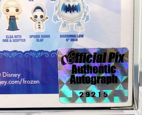 IDINA MENZEL Signed Frozen "ELSA" Funko POP! Figure PSA/DNA Graded 10 SLABBED