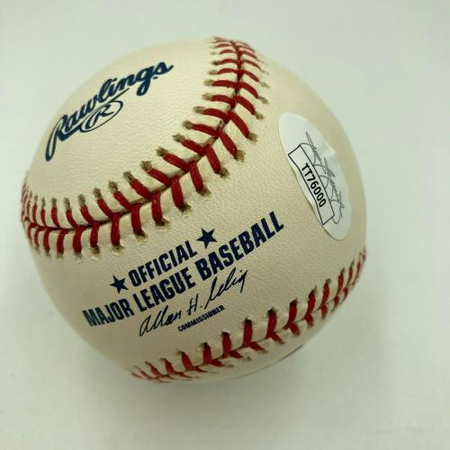 Simon Wiesenthal Nazi Hunter Signed Autographed Baseball With JSA COA