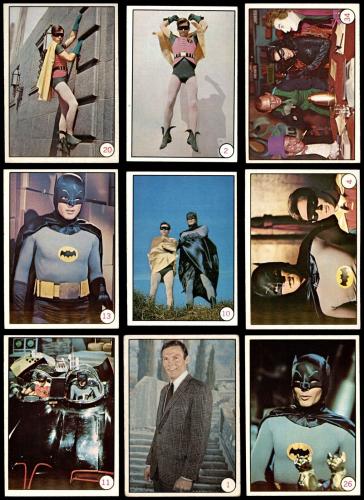 1966 Topps Batman Color Complete Set 6 - EX/MT