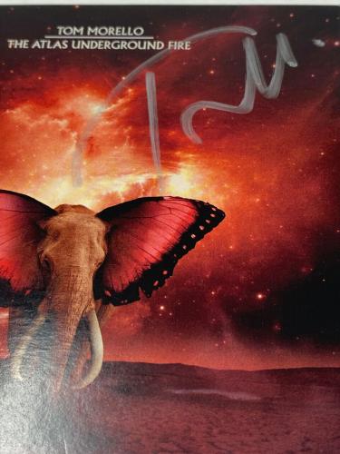 Tom Morello Signed Autographed Atlas Underground Framed CD Display Beckett COA