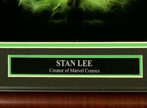 Marvel The Incredible Hulk Stan Lee Signed 16x20 Framed Photo Auto SLC COA