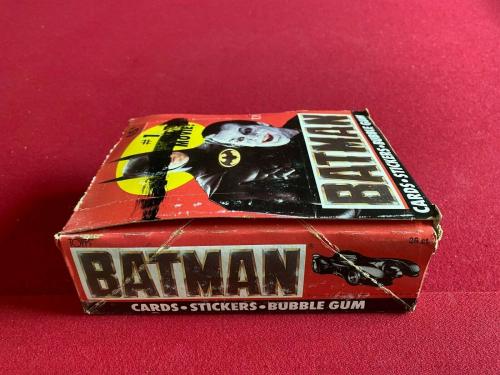 1989, BATMAN, Topps  "Un-Opened", Wax Box (36 Packs) Scarce / Vintage