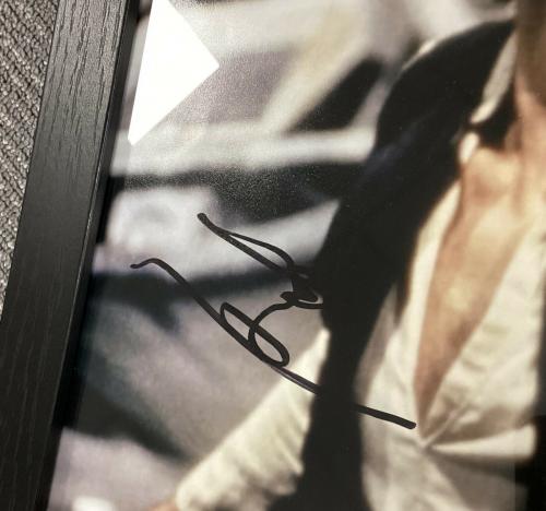 Harrison Ford Signed Photo 11x14 Star Wars Gun Han Solo Autograph Framed PSA/DNA