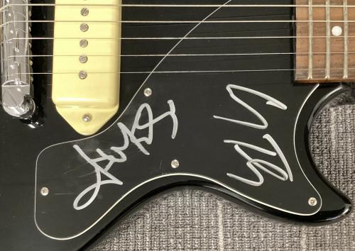 Stone Sour Signed Guitar Alt Metal Corey Taylor Root Economaki +2 Autograph JSA