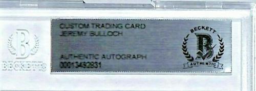 JEREMY BULLOCH Signed Auto Custom Star Wars "Captain Colton" Card BAS Slabbed