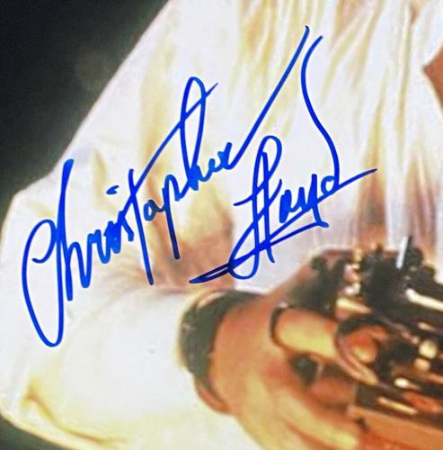 Christopher Lloyd Signed 16x20 Back to the Future DeLorean Remote Photo JSA