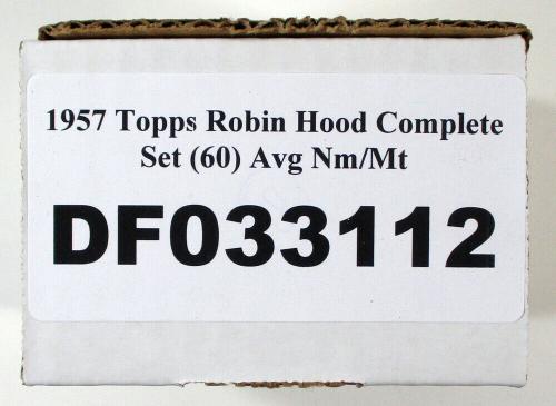1957 Topps Robin Hood Complete Set (60) Avg Nm/Mt