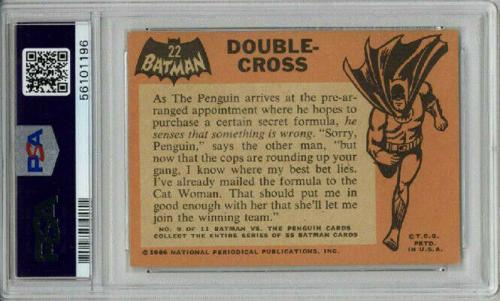 1966 Topps Batman #32 The Riddler Double Cross Psa 5 Excellent Low Population