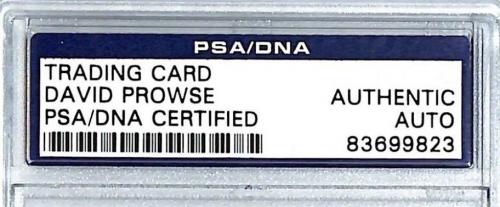 2008 Official Pix STAR WARS DAVE PROWSE Signed DARTH VADER Card PSA/DNA SLABBED