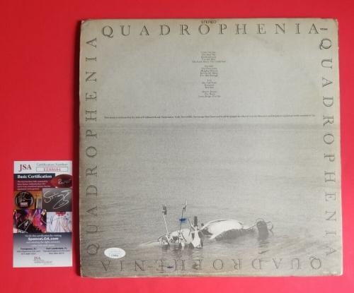 PETE TOWNSHEND SIGNED THE WHO "QUADROPHENIA" DOUBLE LP ALBUM WITH JSA COA psa