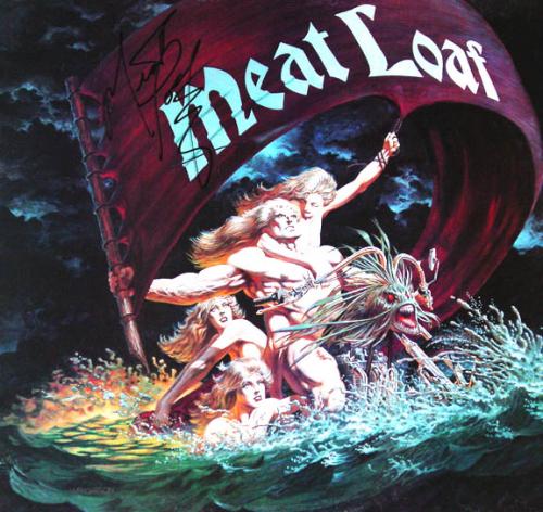 Meat Loaf Meatloaf Autographed Signed Framed Album LP PSA/DNA COA AFTAL