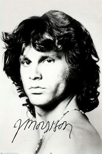 The Doors Facsimile Signed Jim Morrison The Doors Shoulder Poster