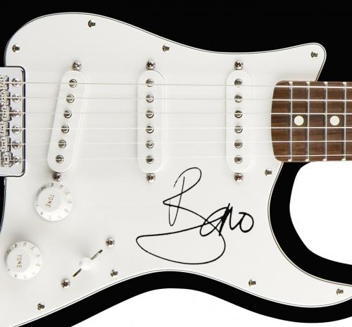 U2 Bono Autographed Facsimile Signed Guitar