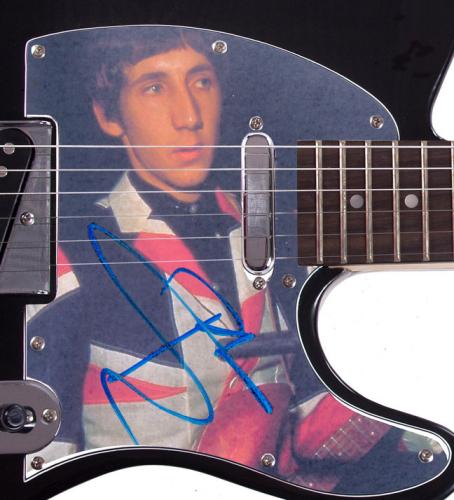 Pete Townshend The Who Autographed Signed Photo Tele Guitar AFTAL