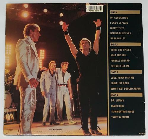 Pete Townshend The Who Signed Who's Last Record Album Psa Coa H84300