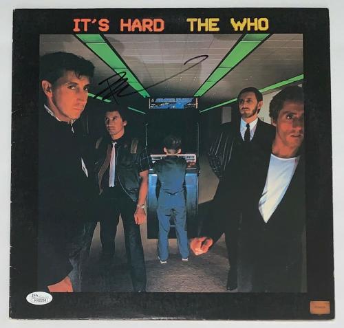 Pete Townshend The Who Signed It's Hard Record Album Jsa Coa K42294