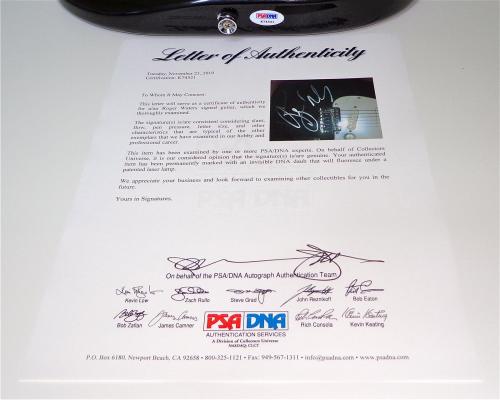 Roger Waters Pink Floyd Signed Guitar Psa Loa K74521