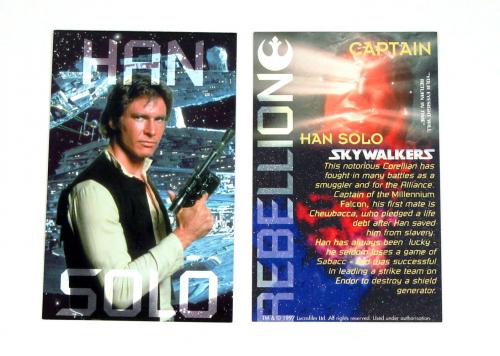 1998 LucasFilm Fan Club UK Star Wars Fan Club Very Rare Card Set (6) Nm/Mt