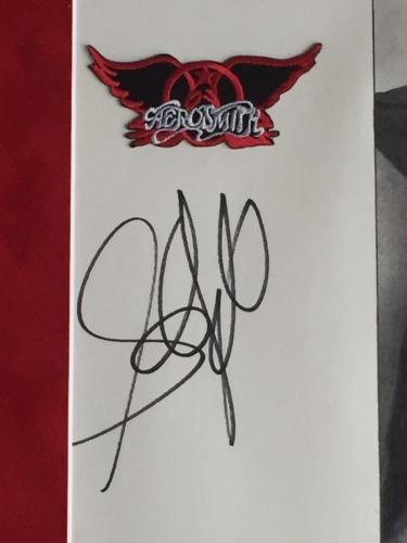 Steven Tyler Aerosmith Signed Framed & Matted Custom Hand Drawn Sketch Jsa Loa