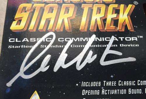 William Shatner Signed Star Trek Playmates Classic Communicator PSA/DNA COA (A)
