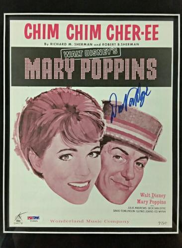 DICK VAN DYKE Signed ORIGINAL SONG BOOK 8.5x11 MARY POPPINS Auto PSA/DNA# Y10521