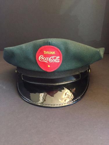 1950's, Coca-Cola Delivery Man's Hat (Green) Scarce / Vintage