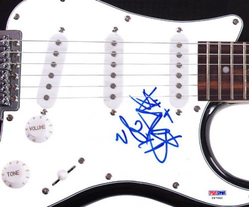 Blink 182 Travis Barker Autographed Signed Guitar UACC RD AFTAL PSA