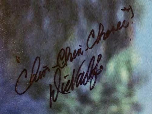 DICK VAN DYKE Signed "Chim-Chim-Cheree" Inscribed Mary Poppins 20x30 Canvas PSA