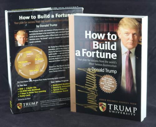 President Donald Trump SIGNED How To Build a Fortune LETTER PSA/DNA AUTOGRAPHED