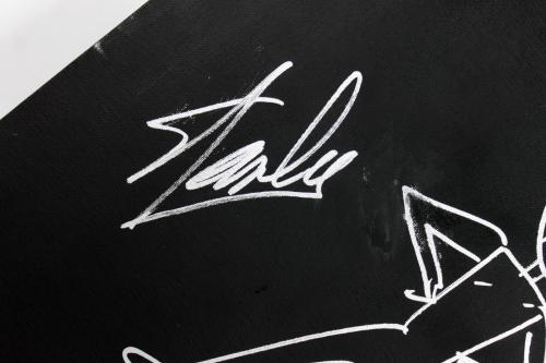 Stan Lee Signed 16x20 Canvas w/ Spider-man Sketch PSA/DNA #W00381