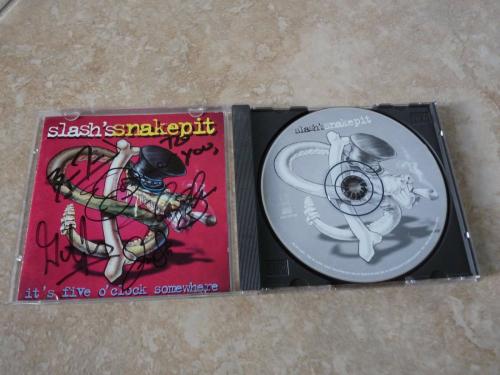 Slash's Snakepit GUNS & ROSES Band Signed Autographed CD PSA Guaranteed Slash
