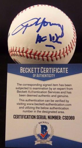 Angus Young AC/DC Full Sig Signed Autographed Baseball Ball Beckett Certified
