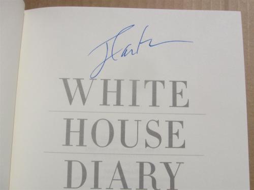 Jimmy Carter signed book White House Diary 1st Print PSA/DNA Authentic