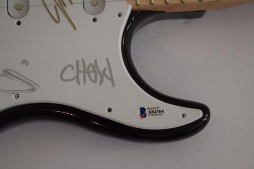 STONE SOUR Signed Autographed Electric Guitar Corey Taylor +4 BAS Beckett COA