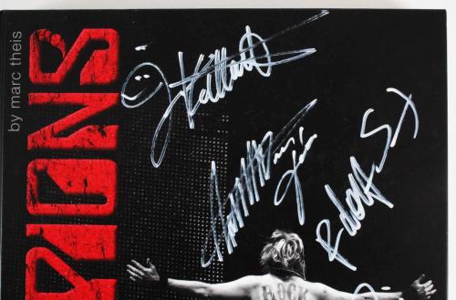 Scorpions Signed Book by All Band Members – COA JSA