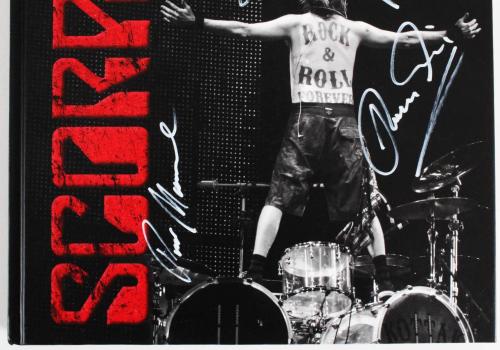Scorpions Signed Book by All Band Members – COA JSA