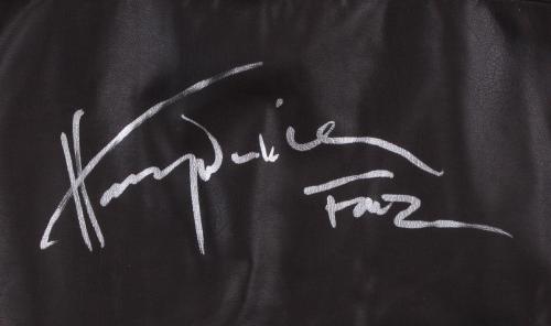 Henry Winkler "fonz" Autographed Leather Jacket (happy Days) - Jsa Coa!