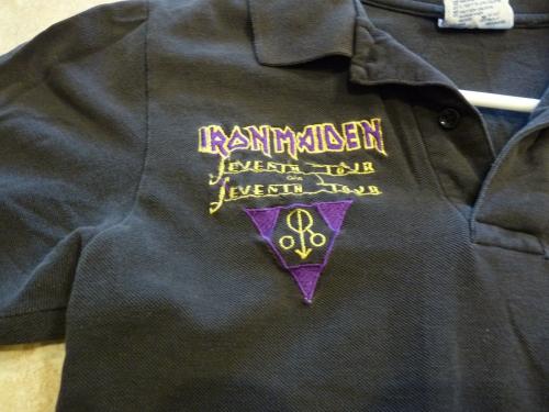 iron maiden polo shirt