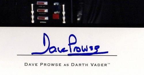 DAVE PROWSE Signed Darth Vader STAR WARS 11x14 Official Pix Photo PSA/DNA V50126