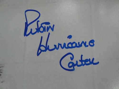 Rubin Hurricane Carter Signed Autographed Huge 24x36 Photo with Bob Dylan + COA