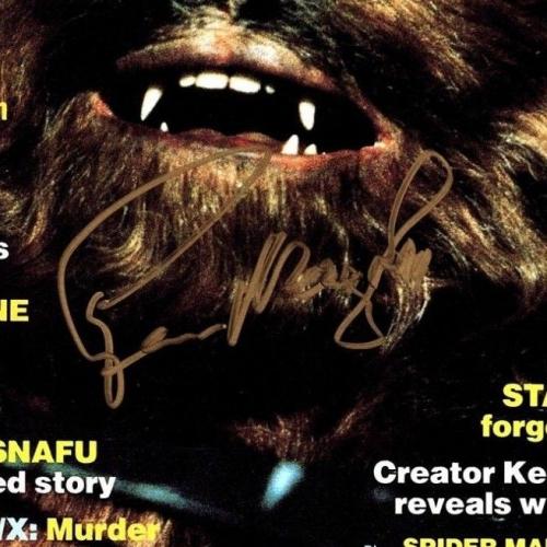 PETER MAYHEW Signed Autographed Star Wars "STARLOG" Magazine BECKETT BAS #F04257