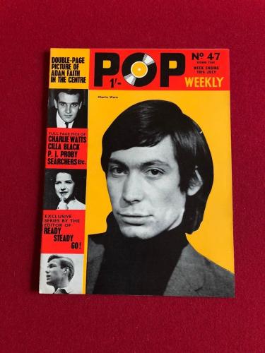 1964, Rolling Stones (Mick Jagger),"POP WEEKLY" Magazines (5) (No Labels) Scarce