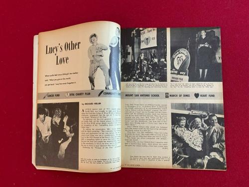 1954, Lucille Ball, "TV & MOVIE SCREEN" Magazine (No Label) Scarce (I Love Lucy)